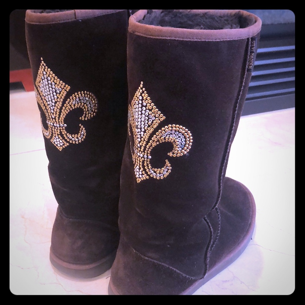 Steve Madden Faux suede boots